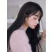 BGHJUE Long Black Straight Wig for Women - Natural Bangs Full Headgear & Realistic Hair Sets - Perfect for All Occasions - Buy Online on GoSupps.com