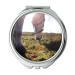 Mirror Compact Mirror eat grass horse pocket mirror portable mirror