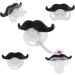 Buy CdiyTool Funny Pacifier Set - Mustache Photo Prop Soft Silicone for Babies Adults & Pets | 6 Pieces - Buy Online on GoSupps.com
