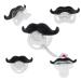 3 Pack Kissable Mustache Pacifiers | Funny Baby Lip Design | Safe Silicone Pacifiers for Infants - Buy Online on GoSupps.com