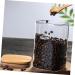 UPKOCH Airtight Glass Jars 1 PC square airtight jar glass storage jars dry food canisters Square Seal Pot household coffee can Food Storage Canisters - Buy Online on GoSupps.com