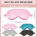 Buy 12 Pcs Silk Eye Masks for Sleep - Soft Satin Sleep Masks for Men & Women | Adjustable Comfortable Blindfolds in 4 Colors | Perfect for Travel & Naps - Buy Online on GoSupps.com