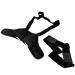Inguinal Hernia Support Belt Adjustable Groin Straps Surgery & Injury Recover Sports Hernia Abdominal Support Belt Everyday Medical Hernia Guard (Black)