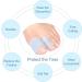Sumiwish Toe Self Protectors - 18-Pack Silicone Toe Caps for Blisters & Pain Relief | Blue & Medium - Prevent Ingrown Toenails Corns & Calluses - Buy Online on GoSupps.com