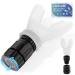 Portable Breathing Trainer New Upgraded Adjustable Muscle Trainer with Soft Silicone for Strengthen Breathing Exercise Compact Breathe Trainer for Fitness & Training White Glacier White (New Upgrade) One Size