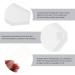 COHEALI 4 Pcs Pendant Mold Keychain for Crafts Hanging Tag Pet Tag Pendant Charms Silicone Mold Fudge Epoxy Whitex2pcs 5.1X7.8CMx2pcs - Buy Online on GoSupps.com
