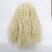 Premium Medium Length Curly Hairpieces - Wiglady Lace Front Wave Wigs | High-Density Heat-Resistant Synthetic Gold 20in & 22in - Buy Online on GoSupps.com
