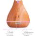 Aromatherapy Essential Oil Diffuser Gift Set - 400ml Ultrasonic Diffuser with 20 Oils - Timer, Light Settings - Light Wood Diffuser + 20 Essential Oils - Buy Online on GoSupps.com