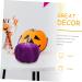 DECHOUS 5pcs Flannel Foam Pumpkin Small Artificial Lifelike Pumpkins Fall Party Decorations Faux Pumpkin Halloween False Pumpkin Halloween Jack o Pumpkin Fall Pumpkin Crafts Autumn Purple Purple 14X12.5X12.5CM - Buy Online on GoSupps.com