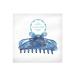 Transparent Blue Large Resin Hair Claw Clip for Women - Stylish Hair Accessories for Every Occasion - Buy Online on GoSupps.com