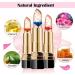 Dulele 3 Pack Crystal Flower Jelly Lipstick Set - Color Changing & Nutritious Lip Balm Set - Buy Online on GoSupps.com