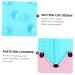 Buy Fox Scrub Makeup Cleaning Mat - Portable Brush Cleaner 17x15cm Blue | Essential Makeup Tools & Supplies for Flawless Cosmetics - Buy Online on GoSupps.com