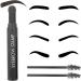 Eyebrow Stamp Shaping Kit for Eyebrow Shape with 10 Stencils and Soft Pen Easy to Use Multifunctional for Eyeshadow Hairline and Face Defects - Buy Online on GoSupps.com