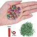 EuTengHao 9600pcs Glass Bugle Seed Beads Kit for DIY Jewelry Making - 7mm, 24 Colors with Crystal String - Buy Online on GoSupps.com