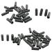WHYHKJ 200pcs Bicycle Brake Cable End Cap Outer Cable Tube End Tip Cap For MTB Road Bike Shift Brake (100pcs 4mm + 100pcs 5mm), Black