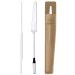 Foundation Spatula Made of Stainless Steel | Professional Makeup Spatula for Even Application of Foundation | Double Edged Spatula for Small Area of Face | Pouch Included for Clean Storage