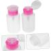 minkissy Pressure fluid dispenser bottle 150 Ml Manicure press pump bottle Pressure mechanism pink - Buy Online on GoSupps.com