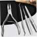 IWOWHERO Pedicure Tool 1 Set Manicure 2-piece Set Cuticle Toenail Manicure Trimmer Cuticle Pusher Manicure Tool Home Tools Ingrown Toe Nipper Fingernail Clipper 4 Piece Set Stainless Steel - Buy Online on GoSupps.com