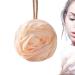 Soft Shower Sponge - Rose Multipurpose Bath Balls Women & Men Skin Friendly Body Scrubber Soft Shower Balls with Lanyard for Home Pink