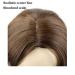 BGHJUE Long Curly Wig - Big Wave Invisible Seamless Full Wig Set in Medium Brown & Dark Brown | Shop Internationally - Buy Online on GoSupps.com