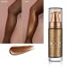 PHOERA Liquid Illuminator Shimmer Body Oil Body Highlighter Makeup Smooth Shimmer Glow Liquid Foundation for Face and Body 30ml(103 Glistening Bronze)