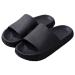 Sliders Cloud Slippers Women Men Non-Slip Mens Womens Slippers Cloud Sliders Soft Flip Flops with Thick Sole for Shower Bathroom Pool Beach 8 UK Black