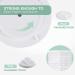 Seinlife 360 Rotating Makeup Organizer - Adjustable Spinning Holder for Countertop and Vanity - Foldable Cosmetic Storage Display Box - Large Capacity Shelf in White - Buy Online on GoSupps.com