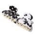 Floral Printed Small Acrylic Hair Claw Clips - Pack of 12 (Color D) - No-Slip Grip for Girls and Women - Buy Online on GoSupps.com