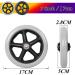 Wheelchair Wheels 6/7/8 Inch Front Caster Disabled Walkers Wheels Anti-Slip Replacement Wheels PVC Solid Tires - Equipped with 8MM Mounting Screw - Buy Online on GoSupps.com