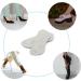 TSHAOUN 8 Pairs Non-Slip Leather Shoe Pads | Slide-Resistant Heel Cushions for Protection | Self-Adhesive Anti-Rubbing & Bubble Heel Holders (Gray) - Perfect for Comfort & Durability - Buy Online on GoSupps.com