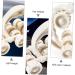 FOMIYES 2 STK Mon Drover Massage Roller - Eco-Friendly Hand Massager for Holz Therapy & Maderoterapia - 18.5x9.5cm White Balls - Buy Online on GoSupps.com