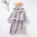 Uiflqxx 3D Animal Baby Bathrobe - Soft Flannel Hooded Nightwear & Personalized Gifts for Ages 2-3 - Perfect Baby Shower & Birthday Present - Buy Online on GoSupps.com
