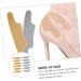 FRCOLOR Anti-Abrasion Heel Stickers - 6 Pairs Non-Slip Cushions for Ladies Pumps & High Heels - Clear Transparent Inserts for Ultimate Comfort - Buy Online on GoSupps.com