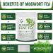 Organic Mugwort Tea Bags - Improve Sleep and Digestion - Caffeine Free - 30 Count - Buy Online on GoSupps.com