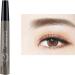 Eyebrow Pen Eye Brow Pencils for Women with 4-Fork-Tip Create Natural Hair-Like Brows Microblading Eyebrow Pen (Grey) - Buy Online on GoSupps.com