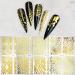 YUBX Gold Nail Art Stickers Animal Skin Texture Abstract Nail Decals 3D Self-Adhesive Decoration for Women Girls Kids (Speckled Texture) - Buy Online on GoSupps.com