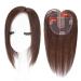 Buy Human Hair Topper with Crown Closure - Straight 30 cm Black | Best Quality for International Shipping - Buy Online on GoSupps.com