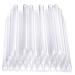 Comfy Package 100 Pack Clear Jumbo Smoothie Straws Clear - 100 Count