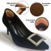 Premium Heel Grips Pads for Men - Anti-Slip Cushions to Prevent Blisters in Oversized Shoes (Brown - Buy Online on GoSupps.com