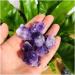 Natural Crystal Cluster Stone Amethyst Quartz Ornaments Beautiful Crystal Cluster 5PC - Buy Online on GoSupps.com