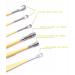 Professional 2023 Ear Cleaning Kit - 6PCS Spiral Spring Earwax Removal Set - Yellow - Buy Online on GoSupps.com