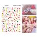 8 Sheet Cute Kids Nail Stickers - Self-Adhesive Nail Art Decals for Holiday Christmas - Colorful Rainbow Design - Nail Supplies & Accessories - Buy Online on GoSupps.com