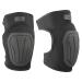 DNKPB Imperial Neoprene KNEE PADS - Reinforced Non-Slip Trion-X Caps Secure Fit Shock Absorbing (One Size Black)