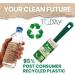 Lint Rollers 95% Recycled - 16 Rolls (24 Sheets) with Handles & Cover | Eco-Friendly Pet Hair Remover for Cats & Dogs - Extra Sticky - Buy Online on GoSupps.com