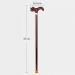 Crutches Solid Wood Crutches Adjustable Height Strong Load-Bearing Safe and Comfortable Grip Crutches Hello Independence - Buy Online on GoSupps.com