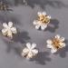 Mini Flower Pearl Hair Claw Clips (12 Pieces) - Decorative Hair Accessories for Women and Girls - Buy Online on GoSupps.com