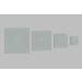 Square Quilting Template Set, 4", 3", 2", 1" with 1/4" Seam Allowance