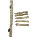 Allazone 3-Piece Nature Bird Accessories Set | Wooden Ladder Pole & Toys for Parrots & Canaries - International Shipping Available - Buy Online on GoSupps.com