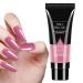 Nail Tip Extension Gel Glue - Professional LED Hard Gel Builder Nail Extension Nail Gel Professional Easy to Use Long-Lasting Art Nail Glue for Salon Easy DIY at Home for Natural Wobblo - Buy Online on GoSupps.com