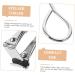VINTORKY Partial Eyelash Curler Heated Eyelash Curlers Best Eyelash Curler Heated Lash Curler Volume Hair Clips for Women Lash Tool Miss Stainless Steel Precision Eyelash - Buy Online on GoSupps.com